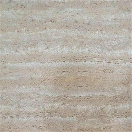 POWERPLAY NEXUS Travatine Marble 12 in. x 12 in. Self Adhesive Vinyl Floor Tile #425 PO3186